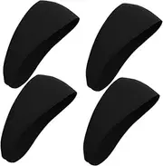 [Abaodam] 4pcs Breathable Sweat Absorbing Headbands for Men Comfortable Elastic Workout Hair Bands for Gym Yoga and Outdoor Sports Activities