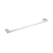 800mm BK KOMPAKT ECKIG Chrome/Matt Black/Brushed Nickel Brass Single Square Bars Towel Rails
