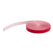 Startech 25Ft Hook And Loop Roll Cut To Size Reusable Cable Ties Red