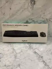 Logitech - Performance Full-size Wireless Keyboard and Mouse Combo NEW