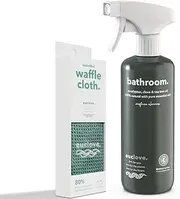 Euclove Bathroom Cleaner & Premium Lint-Free Microfiber Cloth - Multi-Surface Cleaning Solution for Bathrooms - Mould Cleaner (500 ml)