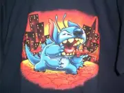 TeeFury Lilo & Stitch XLARGE "Stitchilla" Shirt Lilo and Stitch Tribute NAVY