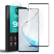 ZUSLAB Galaxy Note 10 Screen Protector Tempered Glass 9H Hardness for Samsung - Black