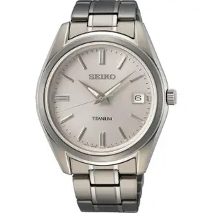 【SEIKO 精工】CS系列鈦金屬經典男錶-銀40mm(6N52-00B0S/SUR369P1)