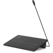 AUDAC MPX48 Paging Console For Mtx48 4 Zones Glass Front Panel With an Anti-Glare Coating PAGING