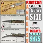 #Angless #Damascus Folding Knife #Set of 3 Knife #Handmade #Lot 4