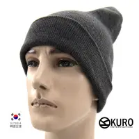 在飛比找蝦皮商城優惠-KURO-SHOP韓國進口 灰粗針織立體 米奇耳朵針織帽