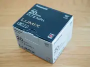 Panasonic LUMIX G 20mm F1.7 II ASPH. For Micro Four Thirds H-H020A-K Black New