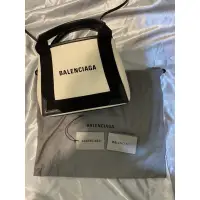在飛比找蝦皮購物優惠-（已售出）二手 95成 Balenciaga xs帆布包