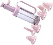 OHPHCALL 1 Set Baking Tools Set Cookie Press Kit with Ergonomic Grip for Cake Decorating Easy to Use Dessert Decorator for Cookies Pastry Maker Random Color