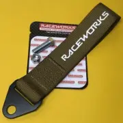 Gold 250 mm tow recovery strap CAMS race compliant Raceworks VPR-021GD