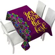 Positive Quote Mandela You are the Best Tablecloth