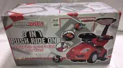 3-In-1 Kids Ride on Push Car Sliding Car Toddler Stroller w/ Music Toy-color Red