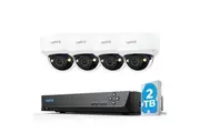 Reolink RLK8-1200V4 - 12MP UHD IK10 PoE Security System with Spotlight Color Night Vision and 145 Wide Viewing Angle, 8-Channel NVR with 2TB HDD, IP67