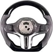 Carbon Fiber Steering Wheel，Compatible With BMW G Series G20 G30 G28 G38 G82 F97 F92 F90 M1M2 M3.M4.X1- X7 Z4(Style 12)