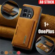 For OnePlus 11 12 9RT Ace Nord N20 Case Wallet Magnetic Detachable Phone Cover