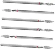 SAFIGLE Precision Nail Drill Bits Set 6pcs Manicure Tool Kit Electric Nail Drill Bits Sanding Discs for Home Use