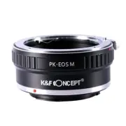 K&F Concept Adapter for Pentax K Mount Lens to Canon EOS M Camera M2 M3 M5 M6