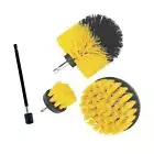 Cleaning Brush Long Rod with Extend Attachment Round Brush Drill Brush Set