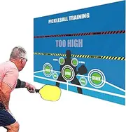 Pickleball Wall Trainer - Foam Material, Rebound | Dink Practice Training Pad Poster with Skill Enhancement Aid, Indoor Outdoor Solution for Improving Accuracy and Game Control