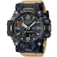 【CASIO 卡西歐】G-SHOCK MUDMASTER 泥王太陽能耐衝擊運動雙顯腕錶/卡其x黑框(GWG-2000-1A5)