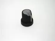 Crate 3/16" Mixer Knob Black w Grey - 45-227-01