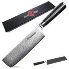Nakiri Knife Chef Cleaver Beef Cut 67 Layers Japanese Damascus Steel VG10 Core L