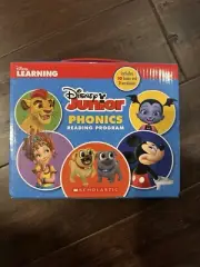 Disney Jr Learning Phonics Reading Program 10 Books 2 Workbooks Scholastic NEW
