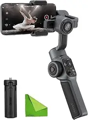 Zhiyun Smooth 5 Professional Gimbal Stabilizer for iPhone 13 Pro Max Mini 12 11 XS X XR 8 7 Plus Android Smartphone Cell Phone 3-Axis Handheld Gimble w/Face Tracking Motion Time-Lapse POV FiLMiC Pro