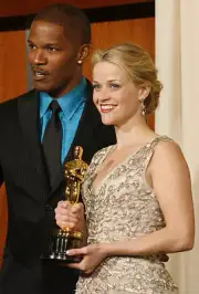 Jamie Foxx Reese Witherspoon at The 78th Academy Awards - Press Ro- Old Photo