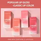 3-Piece Lip Glaze Set - Long-lasting Color Matte Lipstick. C8V5