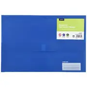 J.Burrows Recycled Foolscap Document Wallet Navy