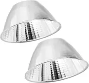 2pcs Spotlight Cover Led Reflector Cup Replacement for Flashlight Camping Emergency