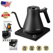 Precision Electric Gooseneck Kettle with Adjustable Temperature Control - 0.9L
