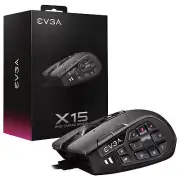 Evga Mmo Gaming Mouse 8K Wired Black 16000-Dpi 904-W1-15Bl-Kr X15