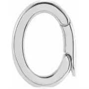 9mm x 6mm OD SOLID PLATINUM 950 Charm Pearl Bail Enhancer Pendant Clip 15ga USA