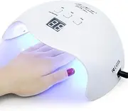 Gel UV LED Nail Polish Lamp, 40W LED Light with 3 Timers, White