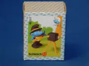 1994 Peyo Schleich Smurf Photographer Camera #40217 Action Figure NMIB!
