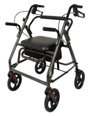 [Orthonica] Foldable Aluminium Rollator Walker in Grey