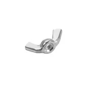 M5 Wing Nuts, Carbon Steel Hand Twist Tighten Ear Butterfly Nut, 30 Pcs