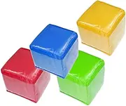 Kisangel 4pcs DIY Educational Game Dice for Interactive Plaything for Early Childhood Development Enhance Observation and Coordination Skills