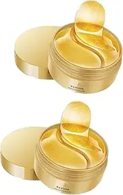 Gold Anti-Aging Collagen Eye Mask,Gold Moisturizing Radiant Eye Mask,Anti-Aging Moisturizing Eyes Skin Care,for Anti-Wrinkle Reduce Fine Line & Puffy Eyes