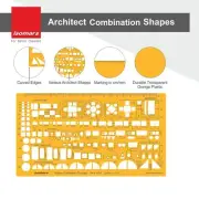 Isomars 1:100 Scale Architectural Drawing Template Stencil Scale