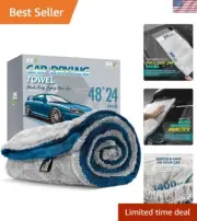 Elevate Your Car Wash with KKV's 1400 GSM Double-Sided Drying Towel