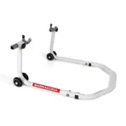 Barracuda Steel Motorcycle Paddock Stand, Rubber Slide, Italian Design, Strong!