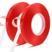 Strong Double Sided Acrylic Tape, 2 Rolls 165FT x 0.2IN, Clear Removable Moun...