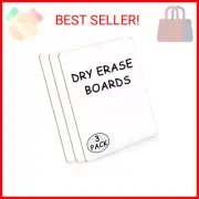 Scribbledo 3 Pack Small White Board Dry Erase Mini Whiteboard 9x12 Inch Small Dr