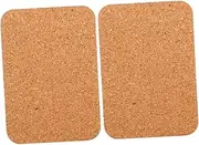 OSALADI Crafting Pads Set 2pcs Soft Cork Punching Mat for Wall Diy Cork Board Punch Mat for Diy Projects Punching Pad