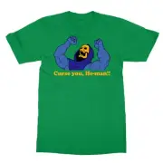 Curse You He Man Funny Skeletor Quote 80's Cartoon Men's T-Shirt