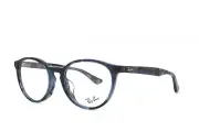 Ray-Ban 5380F 5946 New Authentic Eyeglasses 52-19-145 BLUE TORTOISE ASIAN FIT
